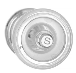 Zdjęcie do “Młynek do soli ze szkła akrylowego śr. 60x(H)215 mm - kod 469675”.