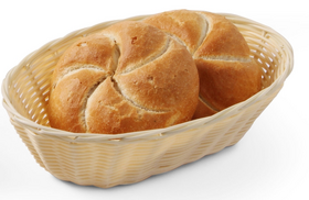 Zdjęcie do “Koszyk owalny z polirattanu 225x130x(H)55 mm - kod 426500”.