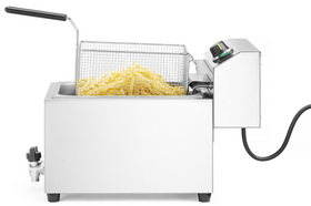 Zdjęcie do “Hendi Frytownica XL z kranem spustowym 10 l, 1kg/3 min - kod 209431”.