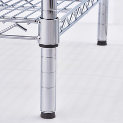 Zdjęcie do “Stalgast Regał magazynowy chromowany 4 półki 910x455x1800 mm - kod S680092”.
