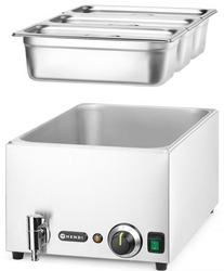 Zdjęcie do “Zestaw Bemar HENDI RANGER z kranem spustowym+ 3 pojemniki GN 1/3 z pokrywką - kod 238868”.