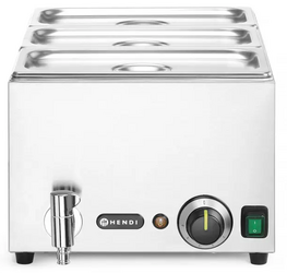 Zdjęcie do “Zestaw Bemar HENDI RANGER z kranem spustowym+ 3 pojemniki GN 1/3 z pokrywką - kod 238868”.