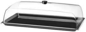 Zdjęcie do “Taca z pokrywą prostokątna 535x335x(H)165 mm - kod 203590”.