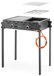 Zdjęcie do “Hendi Grill gazowy Roast-Master Pro Black 11,6 kW - kod 148822”.