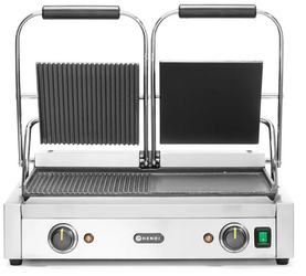 Zdjęcie do “Grill kontaktowy podwójny - 1/2 gładka, 1/2 ryflowana kod 263907”.