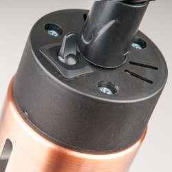 Zdjęcie do “Stalgast Lampa do podgrzewania potraw wisząca, miedziana 0,25 kW- kod S692612”.