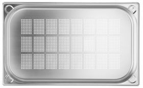 Zdjęcie do “Pojemnik GN 1/1 perforowane dno Kitchen Line wys. 40 mm - kod 807118”.