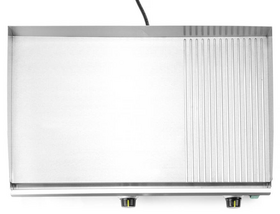 Zdjęcie do “Płyta grillowa Kitchen Line 1/3 ryflowana 3500 W - kod 154960”.