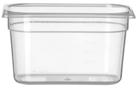 Zdjęcie do “Pojemnik GN 1/4 Profi Line z polipropylenu wys. 150 mm - kod 880319”.