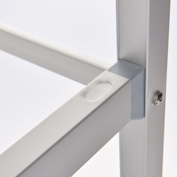 Zdjęcie do “Stalgast regał magazynowy aluminiowy na 2 nogach 1164x460x1680 mm - kod S686125”.