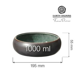 Zdjęcie do “Fine Dine Miska Goro Brown Green 1000 ml - kod 768723”.