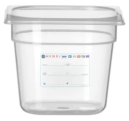 Zdjęcie do “Pojemnik GN 1/6 HACCP wys. 150 mm - kod 880463”.