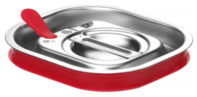 Zdjęcie do “Pokrywka z uszczelką silikonową do pojemników GN 1/9 Budget/Kitchen Line - kod 807651”.