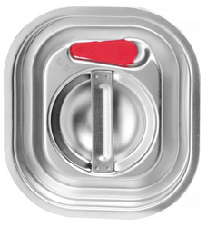 Zdjęcie do “Pokrywka z uszczelką silikonową do pojemników GN 1/9 Budget/Kitchen Line - kod 807651”.