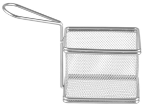 Zdjęcie do “Koszyk do smażonych przekąsek prostokątny 100x80x(H)75 mm- kod 426425”.