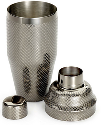 Zdjęcie do “Barfly Shaker barmański 3-częściowy 700 ml w stylu japońskim Diamond Lettice czarny - kod M37205BK”.