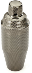 Zdjęcie do “Barfly Shaker barmański 3-częściowy 700 ml w stylu japońskim Diamond Lettice czarny - kod M37205BK”.