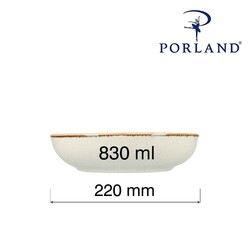 Zdjęcie do “Fine Dine Miska płytka Sand śr. 220 mm/830 ml - kod 04ALM003014”.