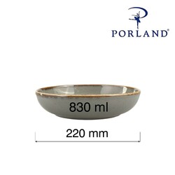 Zdjęcie do “Fine Dine Miska płytka Stone śr. 220 mm/830 ml - kod 04ALM003018”.