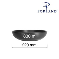 Zdjęcie do “Fine Dine Miska płytka Coal śr. 220 mm/830 ml - kod 04ALM003011”.