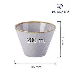 Zdjęcie do “Fine Dine Miska stożkowa Ashen 200 ml - kod 04ALM001427”.