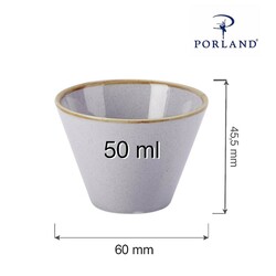 Zdjęcie do “Fine Dine Miska stożkowa Ashen 50 ml - kod 04ALM001414”.