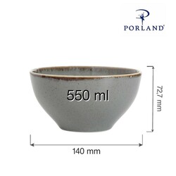 Zdjęcie do “Fine Dine Miska Stone 550 ml- kod 04ALM003068”.