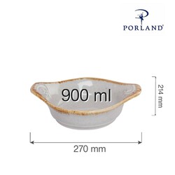 Zdjęcie do “Fine Dine Naczynie do do zapiekania Ashen śr. 210 mm/900 ml - kod 04ALM001676”.