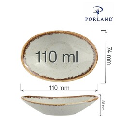 Zdjęcie do “Fine Dine Mini naczynie owalne Ashen śr. 110 mm/110 ml - kod 04ALM001637”.