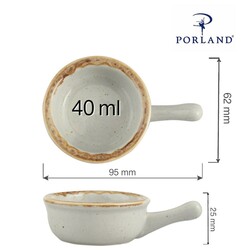 Zdjęcie do “Fine Dine Mini naczynie z rączką Ashen śr. 60 mm/40 ml - kod 04ALM001706”.