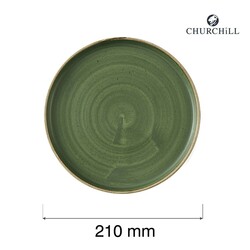 Zdjęcie do “Fine Dine Talerz płytki z rantem Stonecast Sorrel Green śr. 210 mm - kod SSRSWP211”.