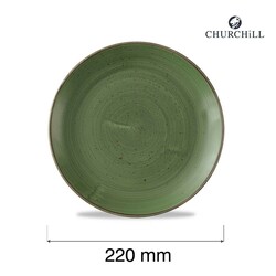 Zdjęcie do “Fine Dine Talerz płytki Stonecast Sorrel Green śr. 220 mm - kod SSRSEVP81”.