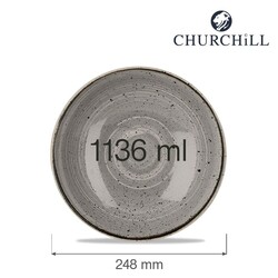 Zdjęcie do “Fine Dine miska coupe Peppercorn Grey śr. 248 mm/1136 ml - kod SPGSEVB91”.