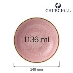 Zdjęcie do “Fine Dine miska coupe Petal Pink 248 mm/ 1136 ml - kod SPPSEVB91”.