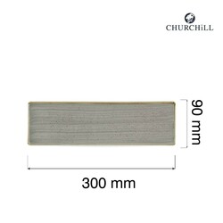 Zdjęcie do “Fine Dine Taca porcelanowa Stonecast Peppercorn Grey, 300x90 mm- kod SPGSOF301”.