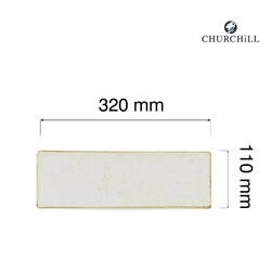 Zdjęcie do “Fine Dine Taca porcelanowa Stonecast Barley White, 320x110 mm - kod SWHSOF331”.
