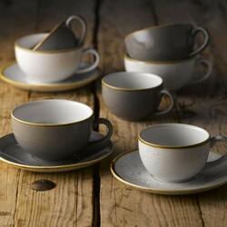 Zdjęcie do “Fine Dine spodek do filiżanki espresso Peppercorn Grey 118 mm - kod SPGSESS1”.
