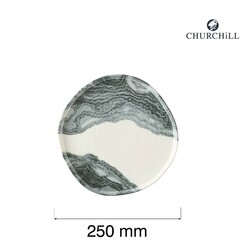 Zdjęcie do “Fine Dine Talerz organiczny z rantem Tide Black śr. 250 mm - kod TDBKOW261”.