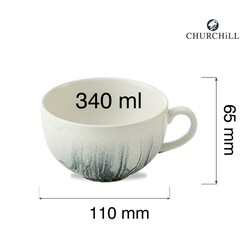 Zdjęcie do “Fine Dine Filiżanka do cappuccino Tide Black 340 ml - kod TDBKCB281”.