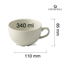Zdjęcie do “Fine Dine Filiżanka do kawy i herbaty Delta Grey 340 ml - kod DELGCB281”.