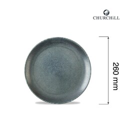 Zdjęcie do “Fine Dine Talerz płytki Astro Metallic Blue 260 mm - kod ATBLEV101”.