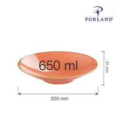 Zdjęcie do “Fine Dine Talerz głęboki Amber śr. 200 mm, 650 ml - kod 04ALM002761”.