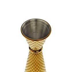 Zdjęcie do “Barfly Miarka barmańska w stylu japońskim Diamond Lettice 30/60 ml złota - kod M37202GD”.