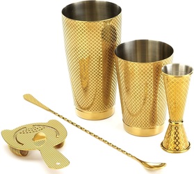 Zdjęcie do “Barfly Miarka barmańska w stylu japońskim Diamond Lettice 30/60 ml złota - kod M37202GD”.