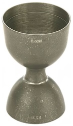 Zdjęcie do “Barfly Miarka barmańska Bell z prostą krawędzią 25/50 ml, vintage - kod M37098VN”.