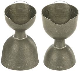 Zdjęcie do “Barfly Miarka barmańska Bell z prostą krawędzią 25/50 ml, vintage - kod M37098VN”.