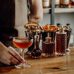 Zdjęcie do “Barfly Butelka na bittery w stylu retro 90 ml - kod M37128”.