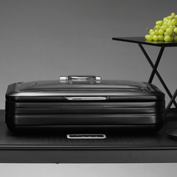 Zdjęcie do “Fine Dine Podgrzewacz indukcyjny ze szklaną pokrywą De Luxe Black, GN 2/3 - kod 473580”.
