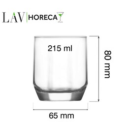 Zdjęcie do “LAV Szklanka Riga 215 ml - kod LH-RIG321KH”.