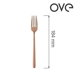 Zdjęcie do “Fine Dine Widelec deserowy Amarone Bronze, OVE, 184 mm - kod 764961”.